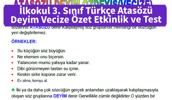 ilkokul-3-sinif-turkce-atasozu-deyim-vecize-ozet-etkinlik-ve-test