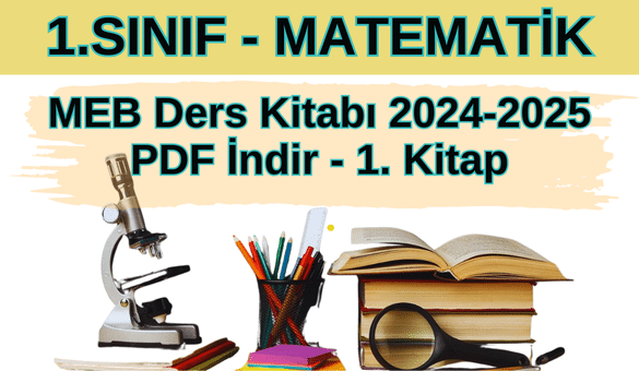 1. Sınıf Matematik MEB Ders Kitabı 2024-2025 PDF İndir - 1. Kitap