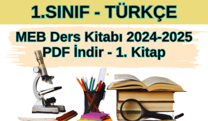 1. Sınıf Türkçe MEB Ders Kitabı 2024-2025 PDF İndir - 1. Kitap